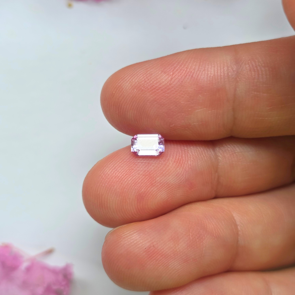 FS2619 0.51 Ct Natural Pink Sapphire, Octagon Cut, Sri Lanka