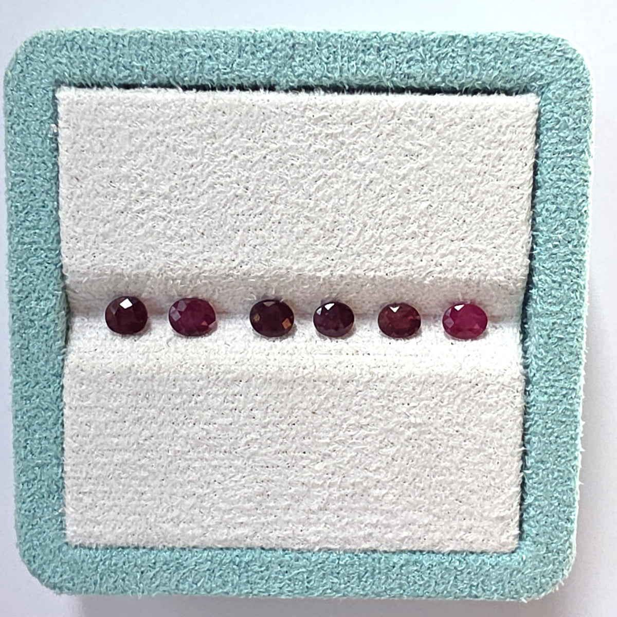 RUL001 3.1ct Natural Ruby Parcel - 6 Piece Collector Lot