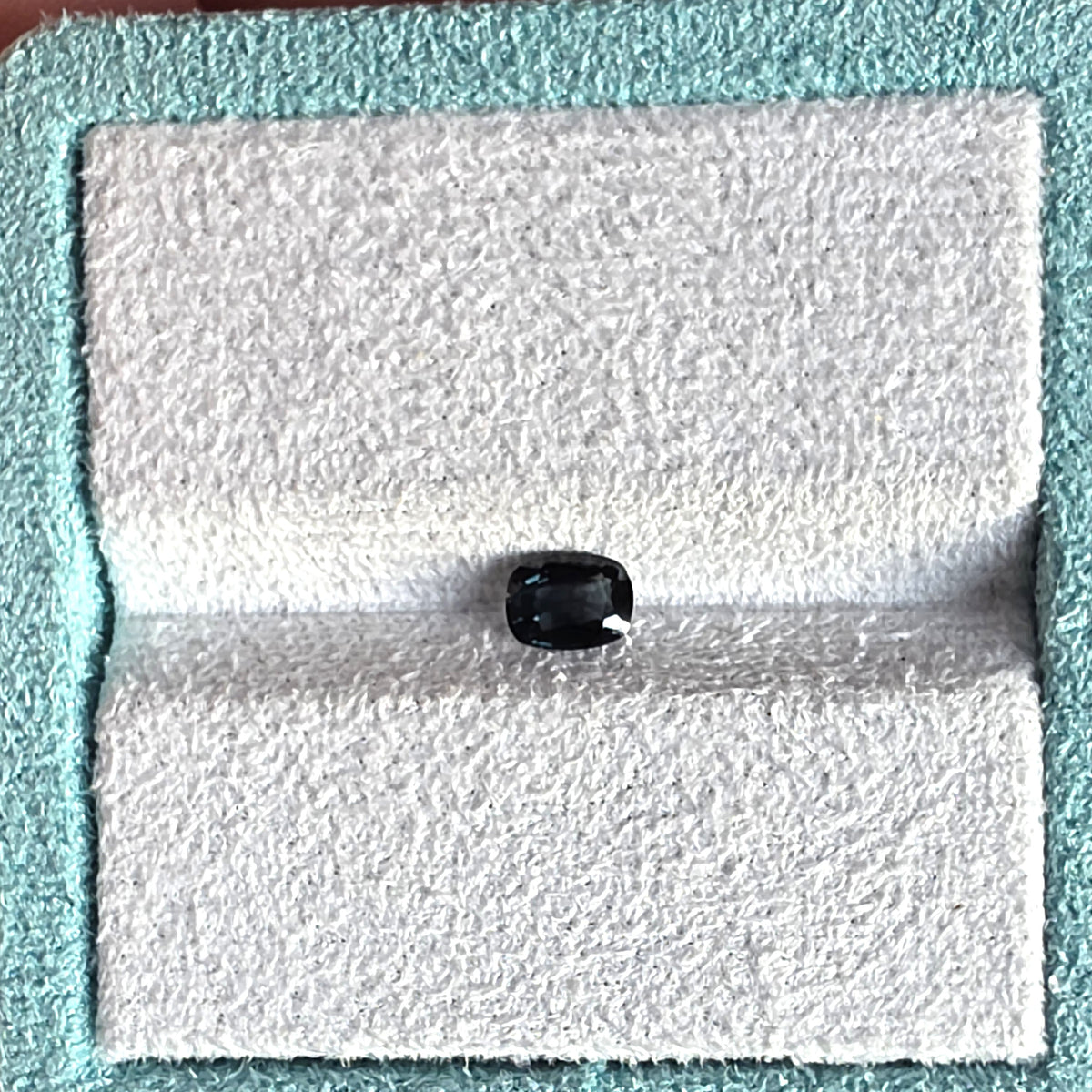 SP0006 Midnight Blue Spinel Cushion 1.09ct - 6.9x5.2x3.5mm