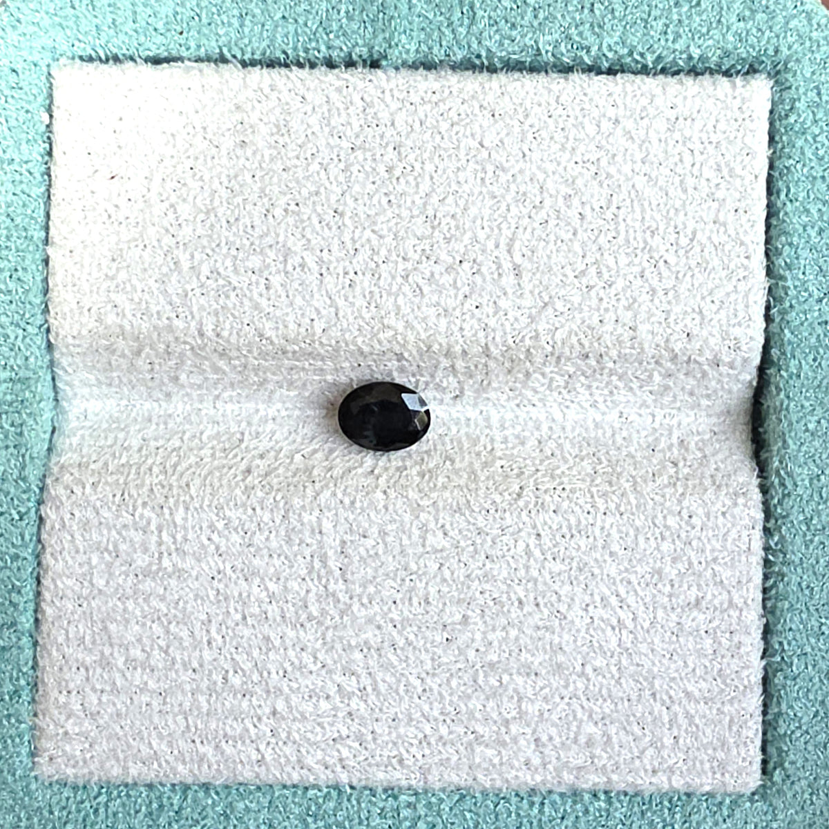 SP0005 Gray Blue Spinel Oval 1.05ct - 6.6x5x4mm