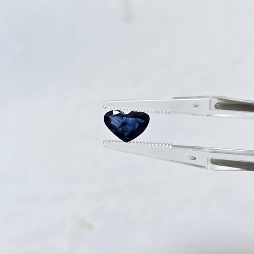 BS2603 1.17 Ct Natural Blue Sapphire, Heart Shape, Sri Lanka