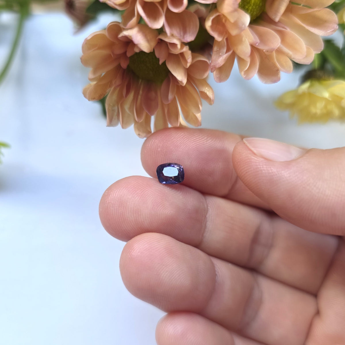 FS2606 1.32 Ct Natural Purple Sapphire, Cushion, Sri Lanka
