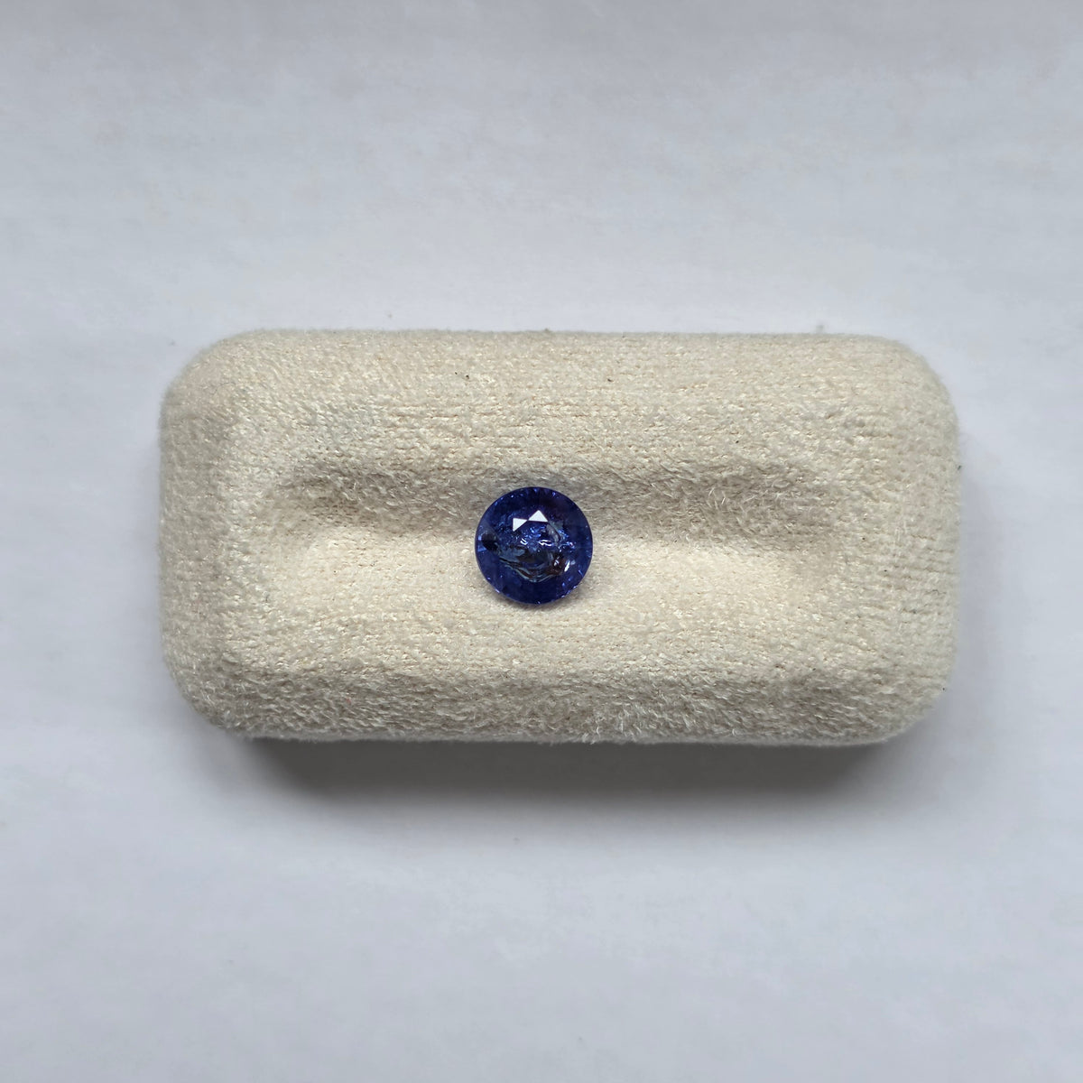 BS2601 1.38 Ct Natural Blue Sapphire, Round, Sri Lanka