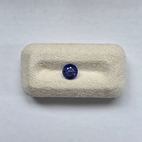 BS2601 1.38 Ct Natural Blue Sapphire, Round, Sri Lanka