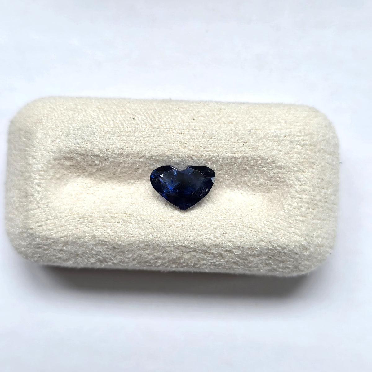 BS2603 1.17 Ct Natural Blue Sapphire, Heart Shape, Sri Lanka