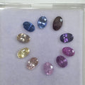 SL2603 6.00 Ct Natural Mix Color Sapphire Lot, 10 Pcs, Sri Lanka