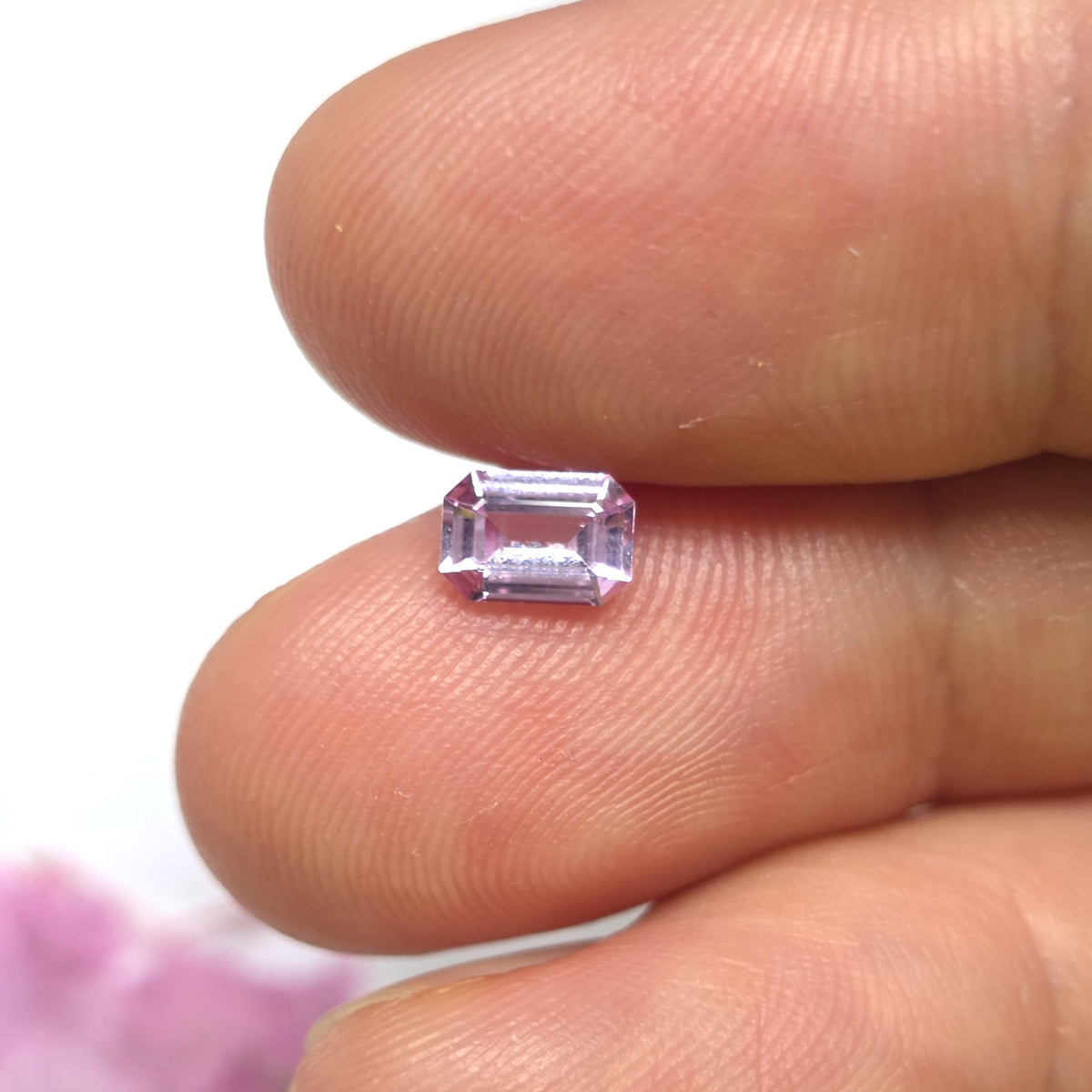 FS2619 0.51 Ct Natural Pink Sapphire, Octagon Cut, Sri Lanka