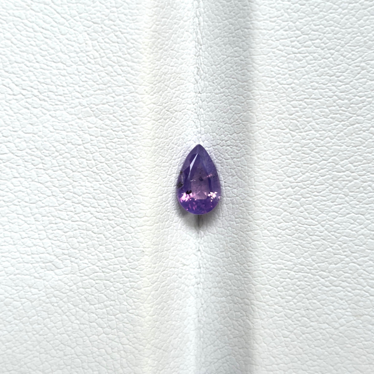 FS2614 0.84 Ct Natural Purple Sapphire, Pear Shape, Sri Lanka