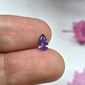 FS2614 0.84 Ct Natural Purple Sapphire, Pear Shape, Sri Lanka
