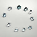 16.74 Ct Natural Aquamarine Parcel, 10 Pieces, Round, Sri Lanka