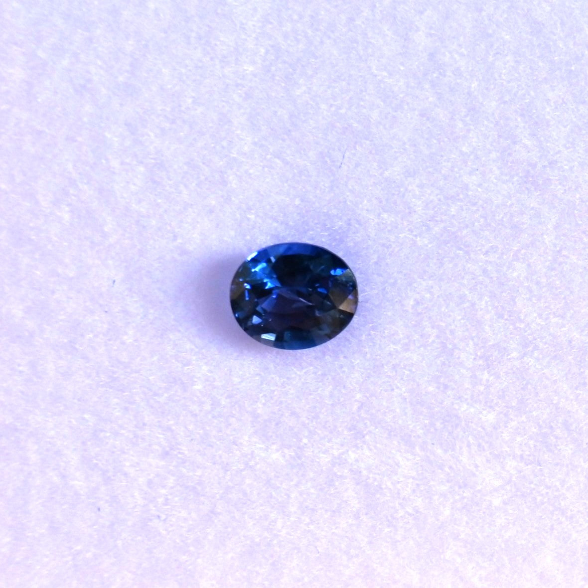 SA0005 0.98ct Deep Blue Ceylon Sapphire - Perfect Oval Faceting