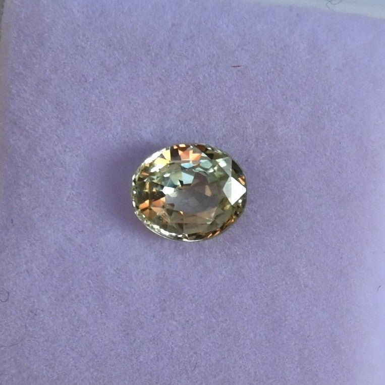 SAG005 1.14ct Mint Green Sapphire - Refined Ceylon Oval