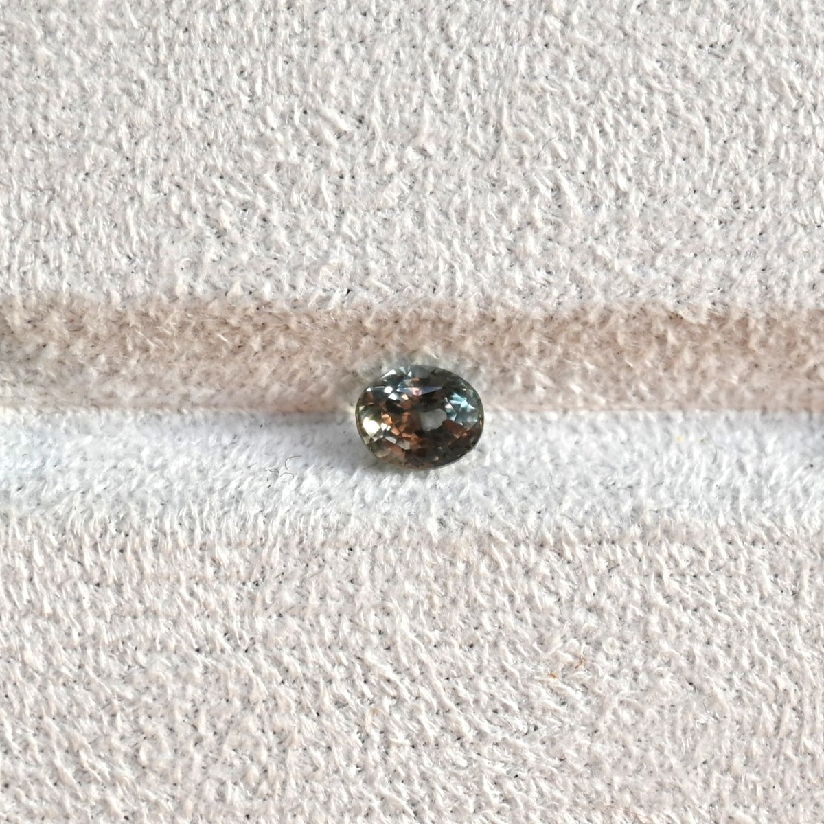 SAG001 1.24ct Natural Green Sapphire - Exotic Forest Oval