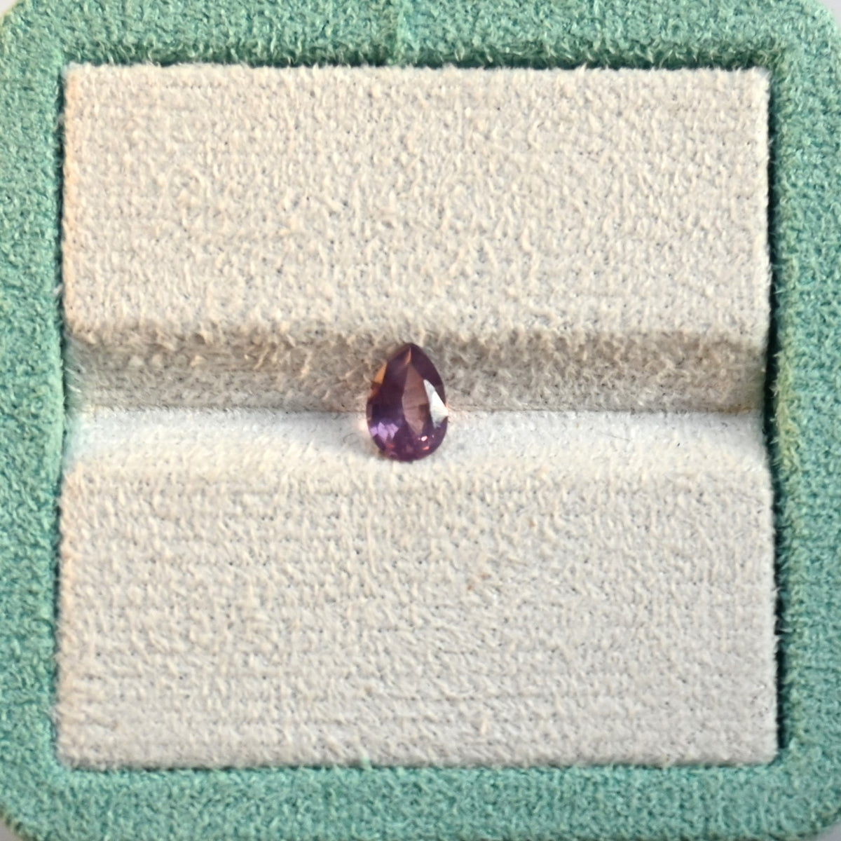 SP0008 Purple Pink Spinel Teardrop 1.3ct - 8.6x6mm