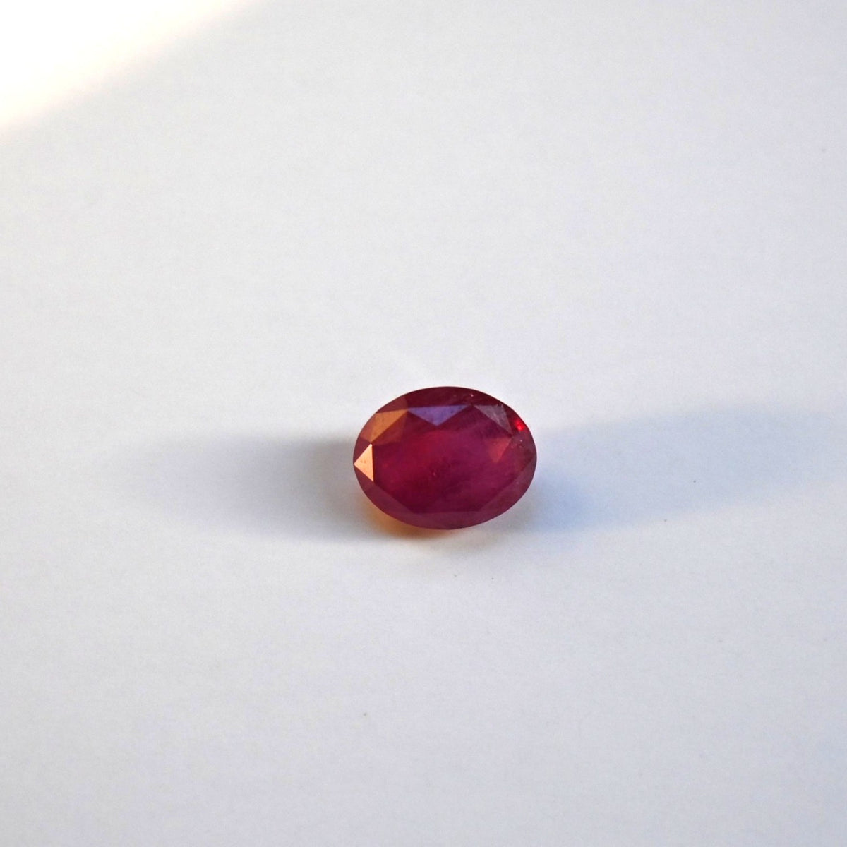 RU0004 4.1ct Large Burmese Ruby Oval - Investment Grade