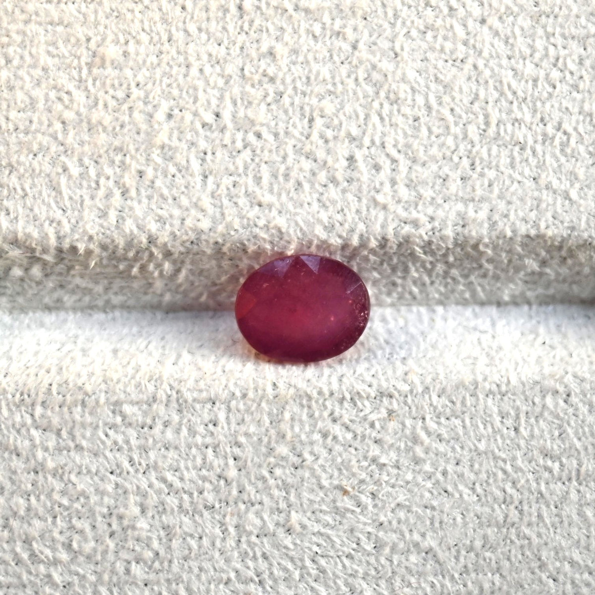RU0005 3.9ct Myanmar Ruby - Oval Cut
