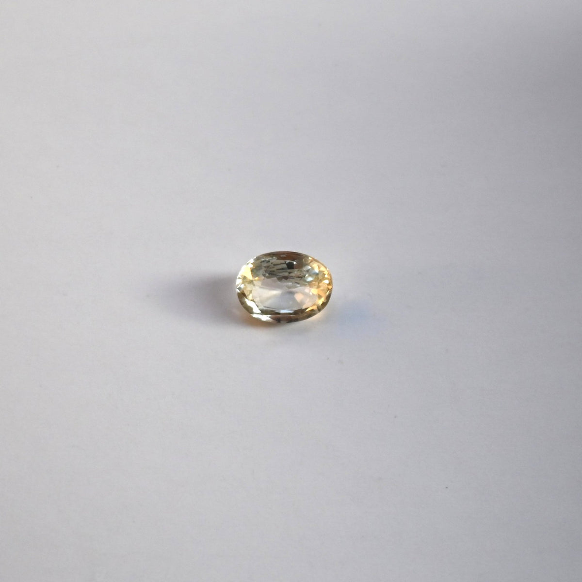 SAY005 1.15ct Sun-Kissed Yellow Sapphire Oval - Sri Lanka