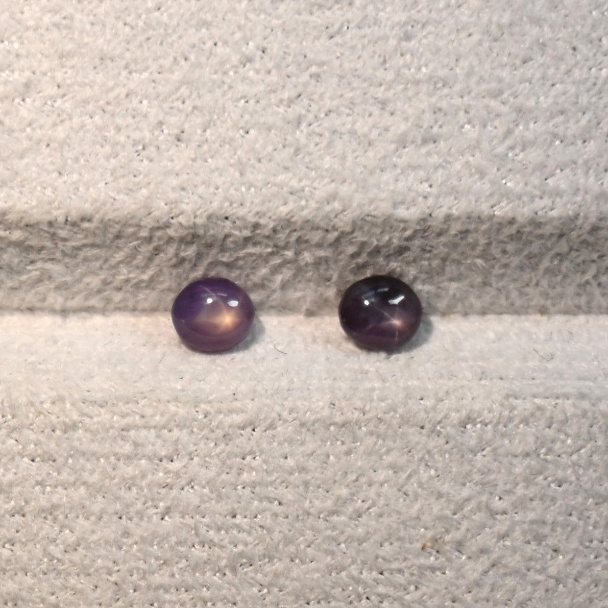 SAL005 1.27ct Star Sapphire Matched Pair - Celestial Symmetry