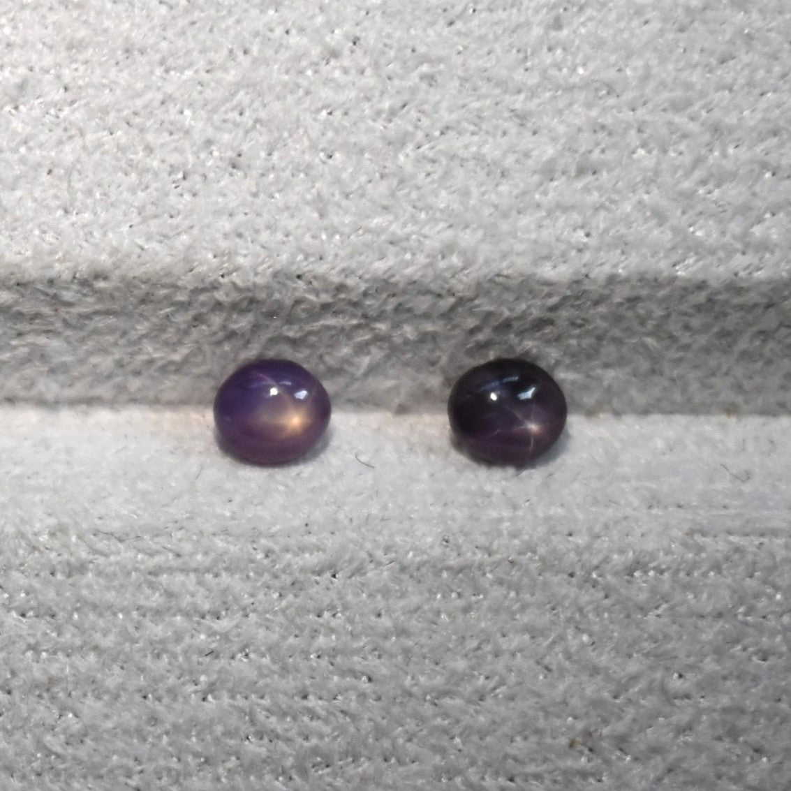 SAL005 1.27ct Star Sapphire Matched Pair - Celestial Symmetry