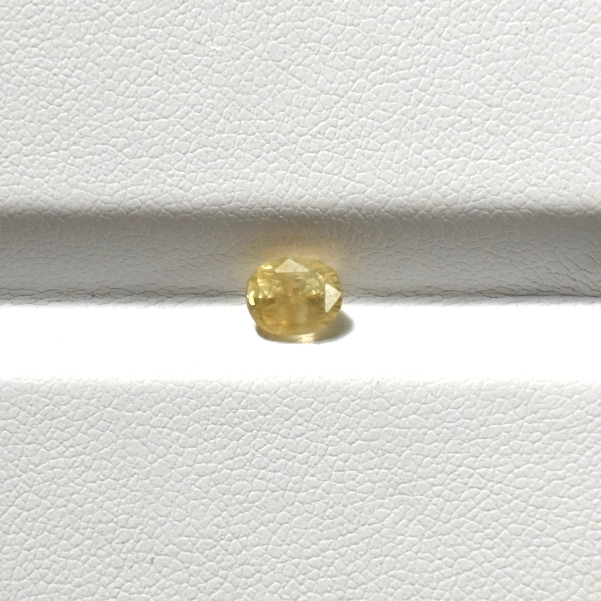 SAY003 1.2ct Lemon Yellow Sapphire Oval - Crystalline Clarity