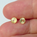 SP2602 1.04 Ct Natural Yellow Sapphire Matched Pair, Round, Sri Lanka