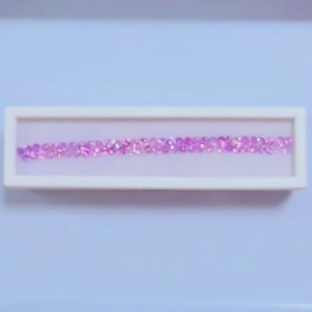 6~6.5 Ct Natural Pink Sapphire Lot, 63 Pieces, Round, Sri Lanka
