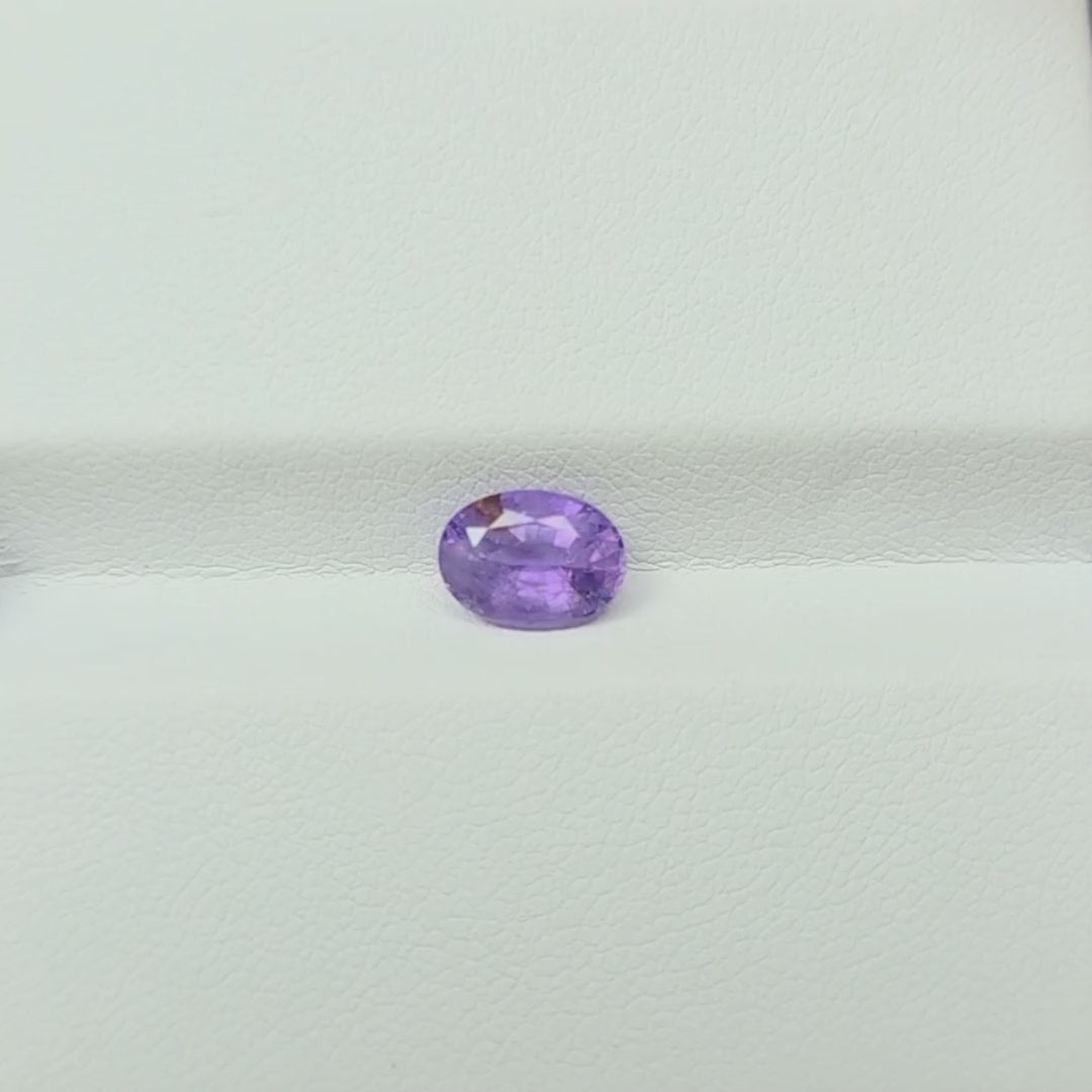 FS2602 1.73 Ct Natural Purple Sapphire, Oval, Sri Lanka