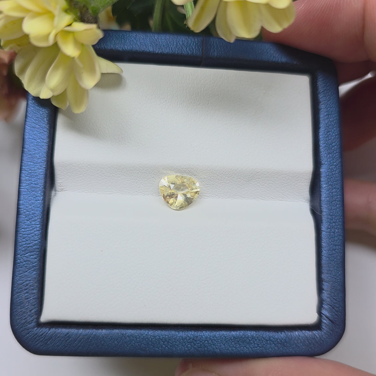 FS2604 1.56 Ct Natural Yellow Sapphire, Fancy Cut, Sri Lanka