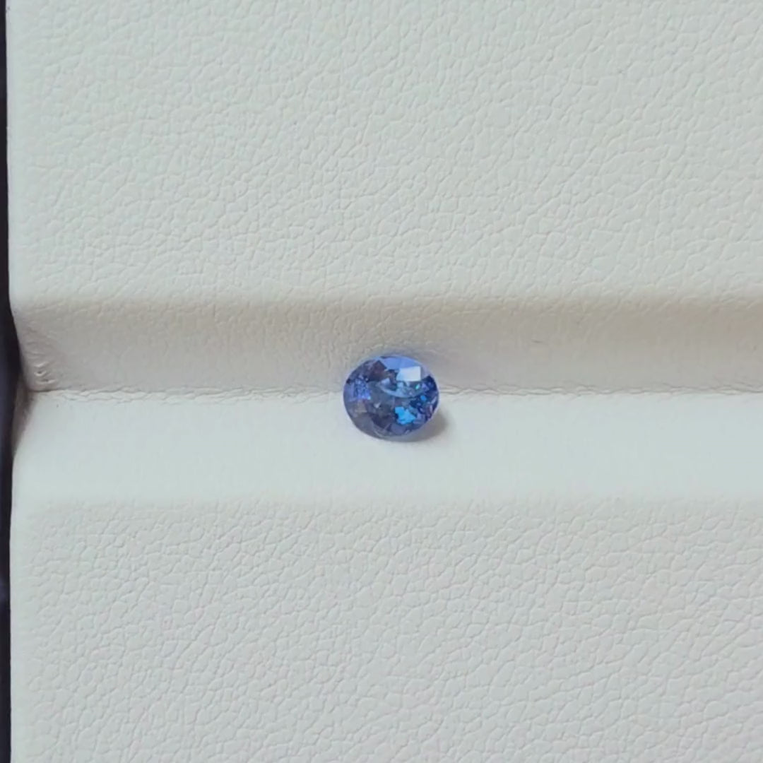 SA0011 0.76ct Natural Blue Sapphire - High Clarity Oval
