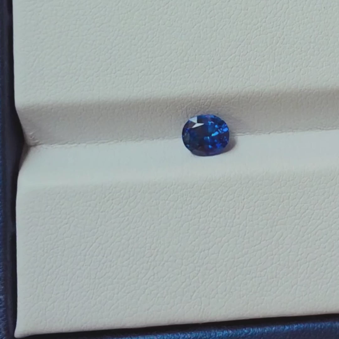 SA0003 1.18ct Radiant Blue Sapphire - Hand-Selected Oval Cut