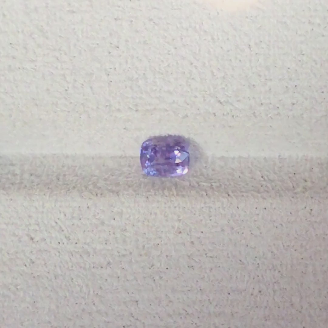 SAP001 1.39ct Unheated Purple Sapphire - Rare Violet Oval