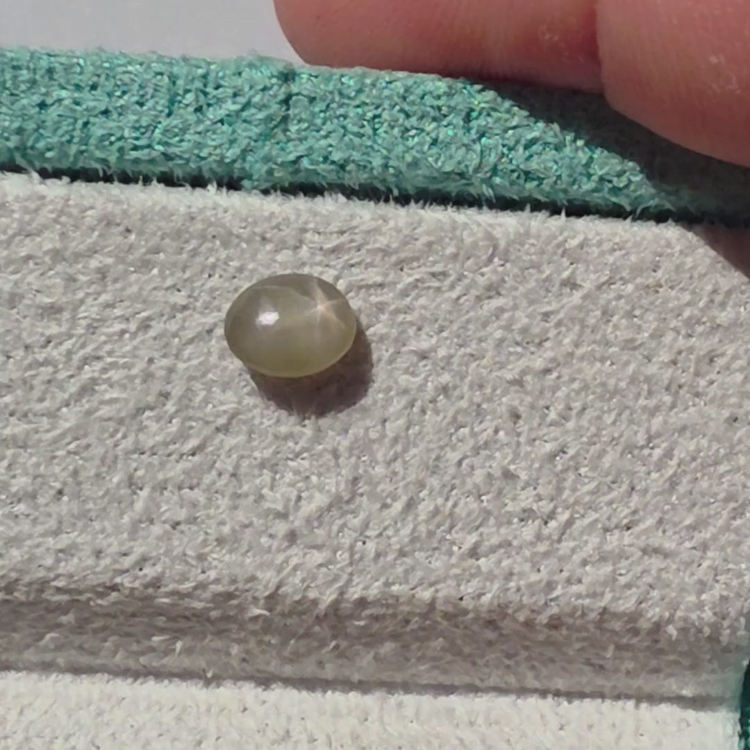 SAS002 0.92ct Gray Star Sapphire - Mystical Celestial Gem