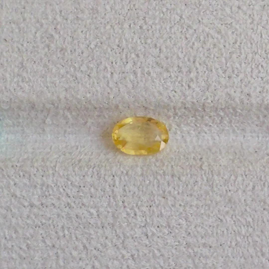 SAY001 2.0ct Vivid Yellow Sapphire - Substantial Ceylon Oval