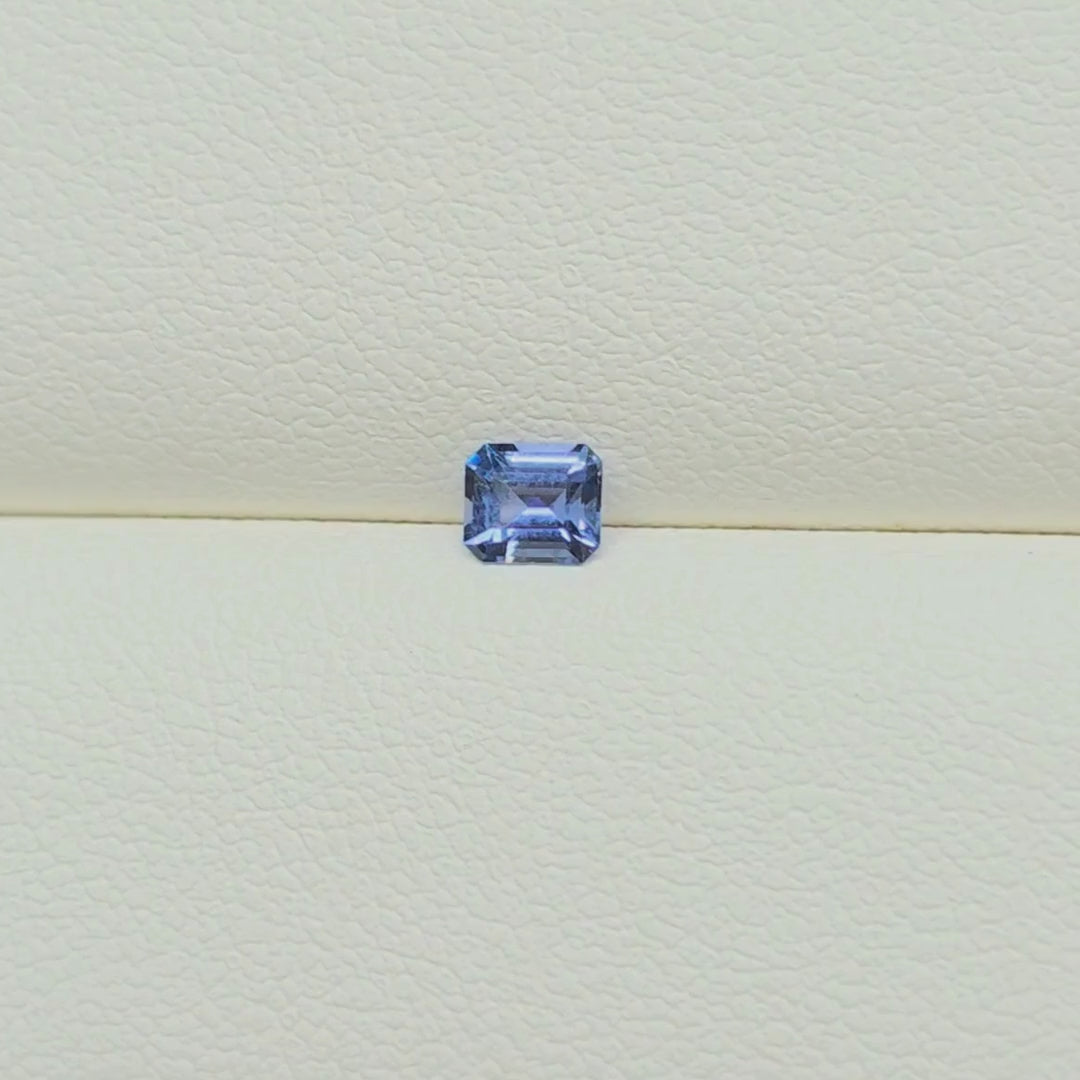 BS2612 0.42 Ct Natural Blue Sapphire, Square, Sri Lanka