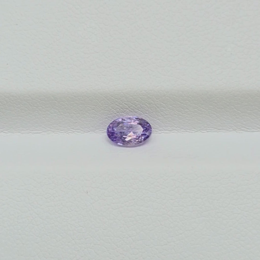 FS2613 0.90 Ct Natural Purple Sapphire, Oval, Sri Lanka