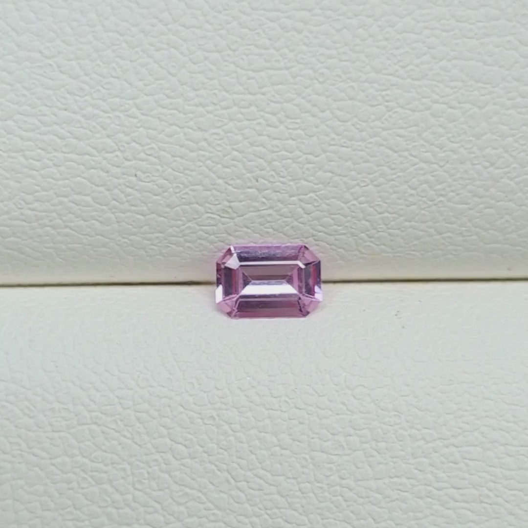 FS2619 0.51 Ct Natural Pink Sapphire, Octagon Cut, Sri Lanka