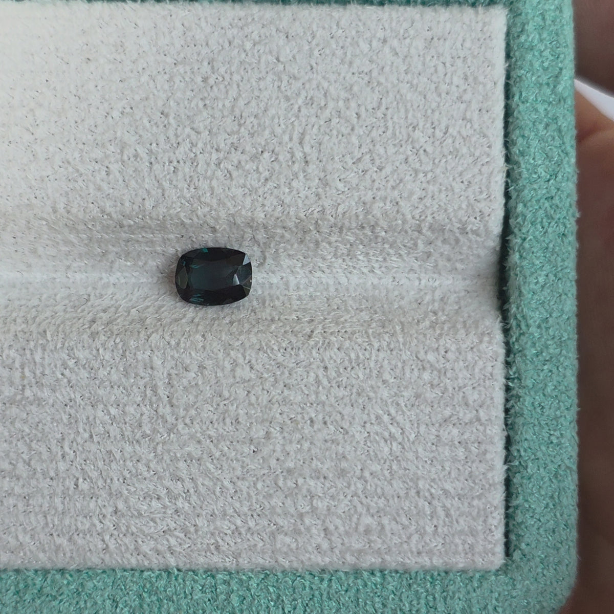 SP0006 Midnight Blue Spinel Cushion 1.09ct - 6.9x5.2x3.5mm