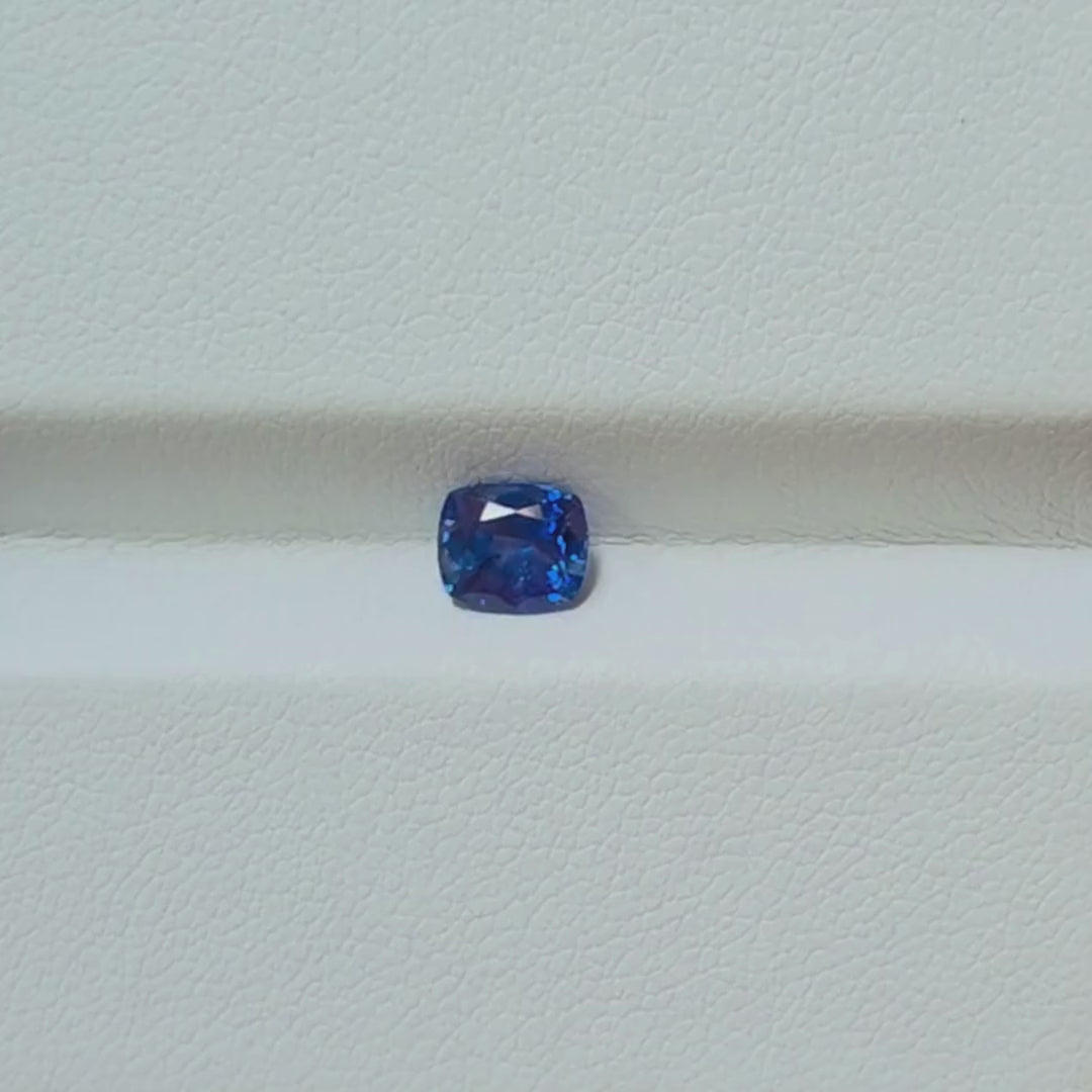 SA0006 1.12ct Cushion Cut Natural Blue Sapphire - Sri Lanka